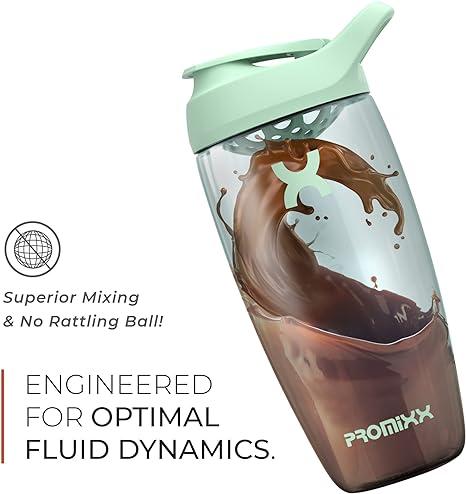 Пляшка-шейкер Promixx PURSUIT –  для протеїнових сумішей і коктейлів з харчовими добавками.700мл. Вітрина