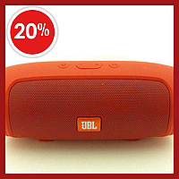 Якісна та потужна портативна блютуз-колонка JBL Charge 3 MINI колонка з USB, SD, FM КРАСНА