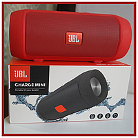 Портативная блютуз колонка JBL Charge 3 MINI колонка с USB,SD,FM КРАСНАЯ с отличным звучанием