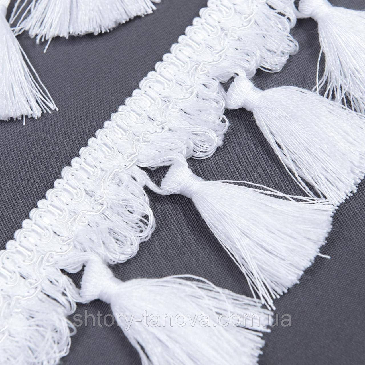 Бахрома Фіджі пензлик колір білий - фото 1 - id-p2171380476
