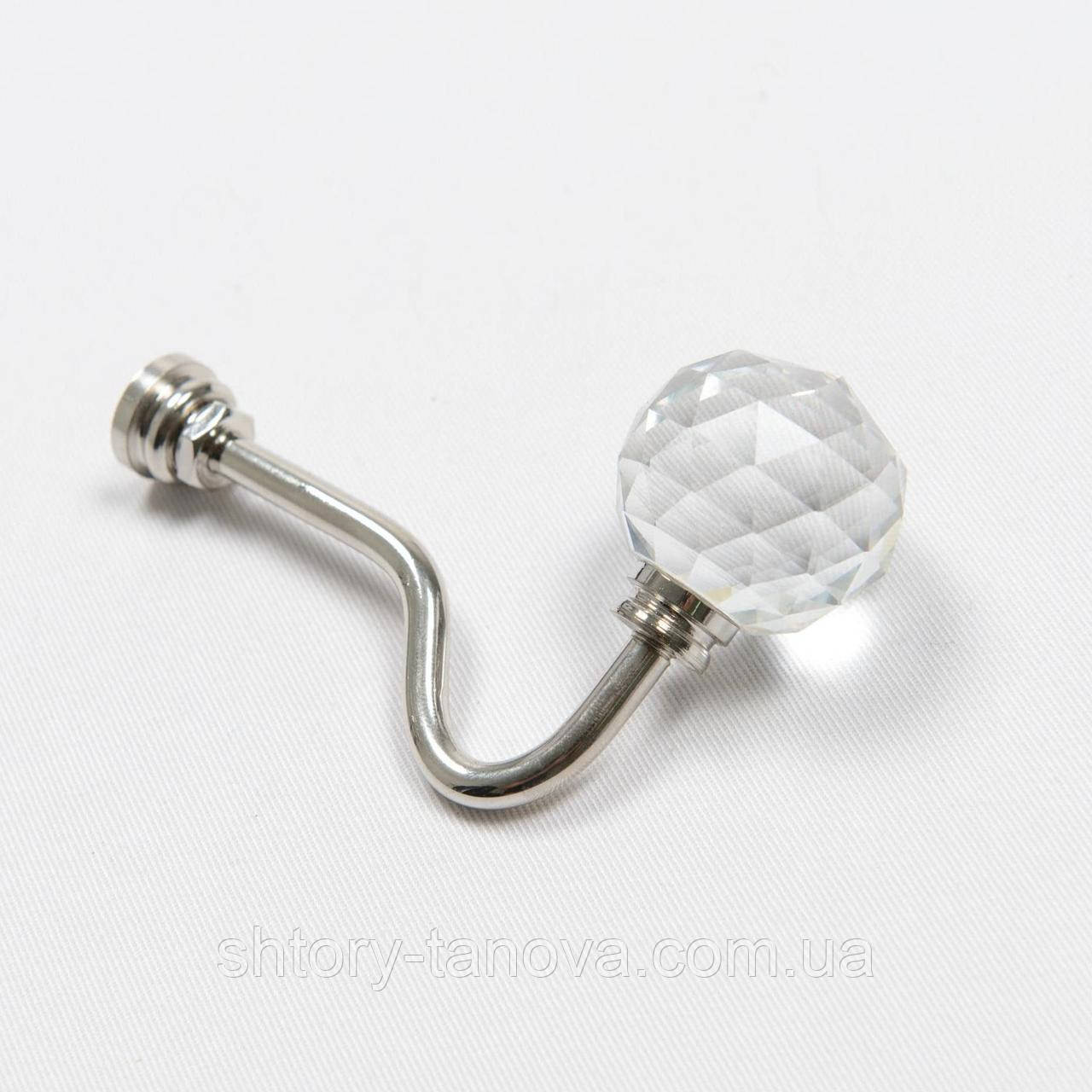 Тримач металевий МАРТІН маленький срібло 8.5 см (1шт), фото 1