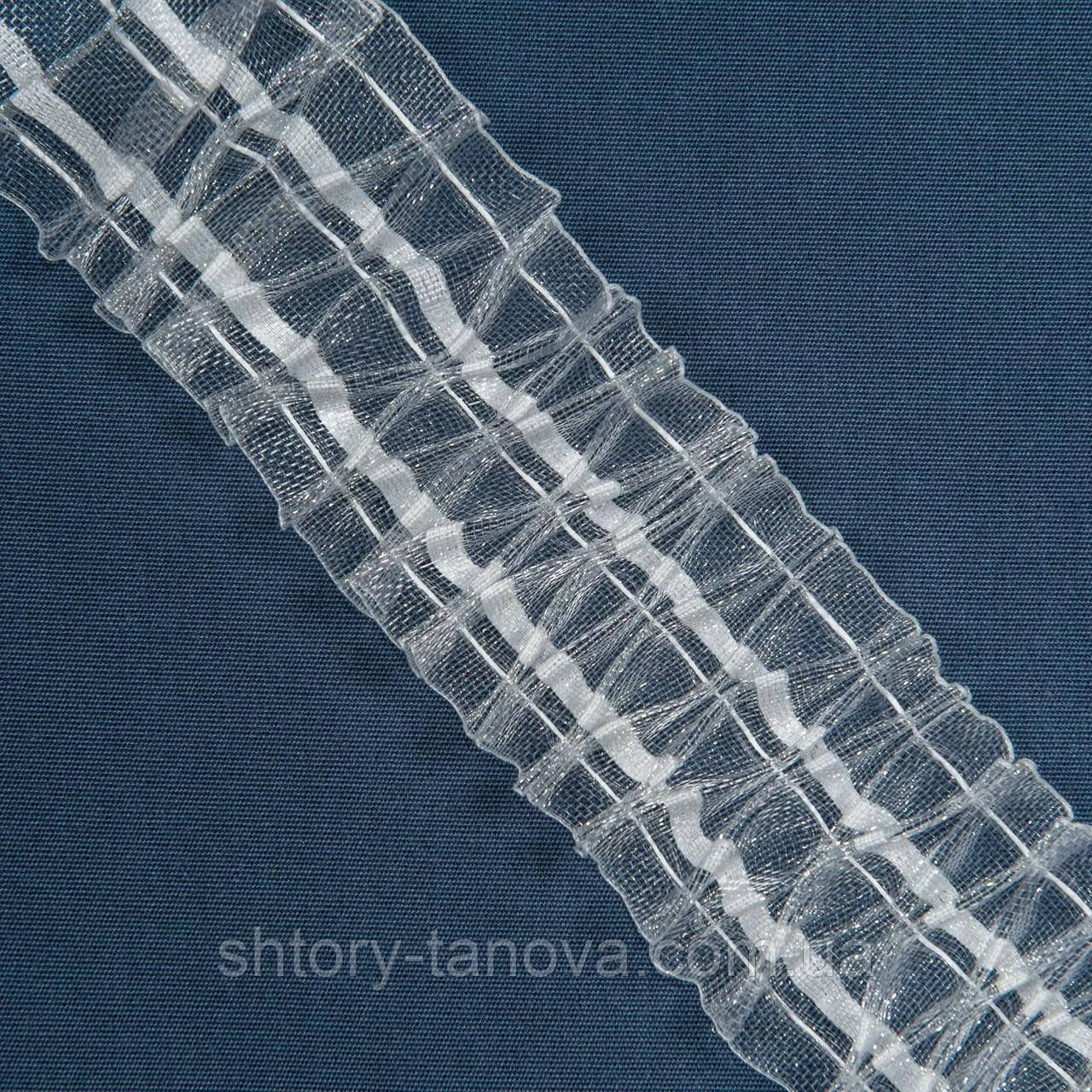 Тасьма шторна Стільники дрібні прозора 60мм±0.5мм/50м (аналог 46899), фото 1