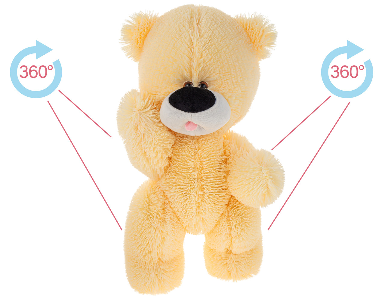 Ведмідь на шарнірах 50 см hotdeal, фото 1