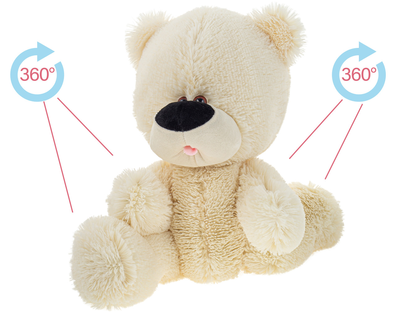 Ведмідь на шарнірах 32 см hotdeal, фото 1