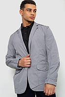 Піджак чоловічий, колір сірий, 244R104 L-XL