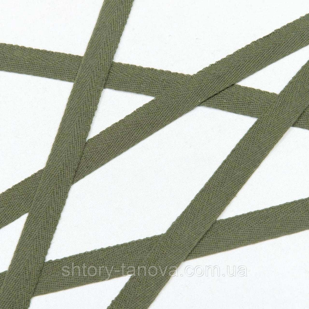 Декоративна кіперна стрічка колір хакі 20 мм - фото 3 - id-p2171380549