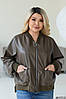 Жіноча куртка з еко-шкіри, фото 6