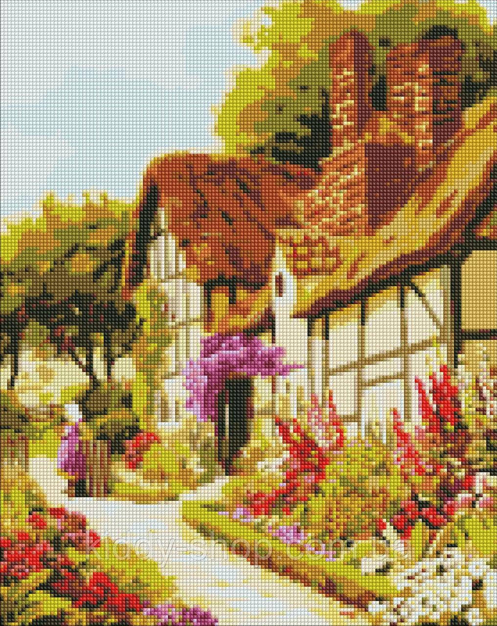 Діамантова вишивка Казковий будинок ©Катерина Терещенко , 40х50 см (Ідейка), фото 1