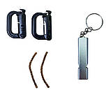 Набір інструментів для виживання в лісі професійний похідний туристичний 27 предметів, фото 9