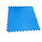Килимок пазл EVA 50*50см товщина 10мм синій, м'яка тепла підлога в дитячу 50*50см, 10мм, фото 4
