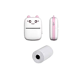 Термопринтер дитячий портативний для етикеток наклейок Міні принтер Mini printer з термодруком для телефону, фото 5