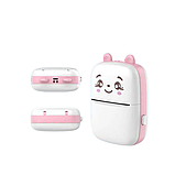 Термопринтер дитячий портативний для етикеток наклейок Міні принтер Mini printer з термодруком для телефону, фото 9