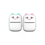 Термопринтер дитячий портативний для етикеток наклейок Міні принтер Mini printer з термодруком для телефону, фото 2