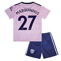 Детская футбольная форма MARQUINHOS 27 Арсенал 2022-2023 Adidas Third 115-125 см (set3335_116938)
