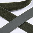 Липучка Велкро пришивна м'яка частина частина колір хакі 40мм/25м, фото 3