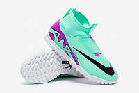 Детские сороконожки Nike Air Zoom Mercurial Superfly 9 Academy TF Junior DJ5616-300 DJ5616-300-1001 Размер EU: