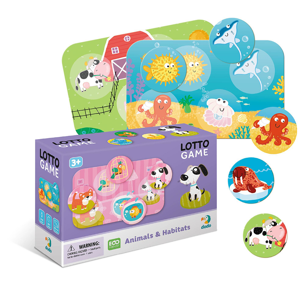 Лото Тварини та їх середовище існування Dodo 300196, фото 1