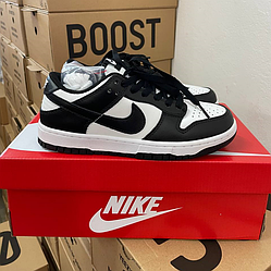 Жіночі кросівки Nike SB Dunk Low PRM White Black кеди Найк СБ Данк Лоу чорно-білі стильні шкіряні весна літо