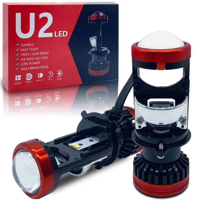Світлодіодні Bi-LED лінзи U2 Mini H4 LED