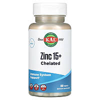 KAL Zinc 15+ Chelated 100 таблеток Lodgi