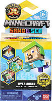 Игровой набор фигурка-сюрприз Майнкрафт Minecraft Песок и море Treasure X 123150
