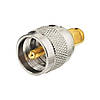 Перехідник SMA тато - UHF тато PL259, адаптер для антен, фото 3