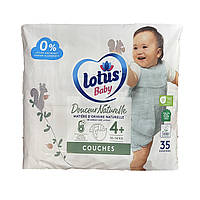 Дитячі підгузники Lotus Baby 4+ (10-14 кг), 35 шт