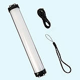 Бездротове світлодіодне відеосвітло RGB RL-30SL світлодіодна акумуляторна лампа стік для фото та відео, фото 3