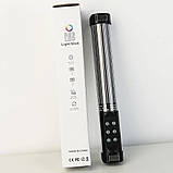 Бездротове світлодіодне відеосвітло RGB RL-30SL світлодіодна акумуляторна лампа стік для фото та відео, фото 7