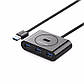 USB хаб UGREEN розширювач із входом USB-A HUB адаптер (USB 3.0, 5 Gbps, 1m). Black, фото 2