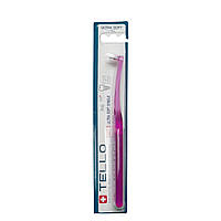 Монопучковая зубная щетка Tello Ultra soft Single 1007.5 (длинная щетина, розовая), 1 шт