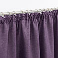 Штора Блекаут меланж фіолетовий 150/270 см (306988), фото 3