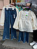 Костюм блузка вишита та джинси (yola.baby.shop) 150см, фото 6