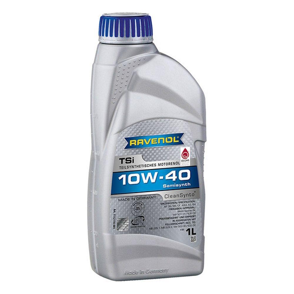 Масло моторне напівсинтетичне 1л 10w-40 tsi RAVENOL RAV TSI SAE 10W40 1L-RAVENOL