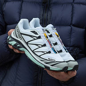 Чоловічі Кросівки Salomon XT-6 Avd White Black Blue 40-41-42-43-44