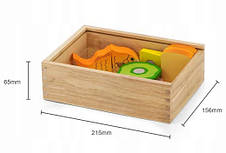 Іграшкові продукти Viga Toys Обід 44542 набір дерев'яних продуктів іграшок, фото 5