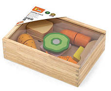 Іграшкові продукти Viga Toys Обід 44542 набір дерев'яних продуктів іграшок, фото 4