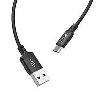Кабель USB - Micro USB HOCO X14 Times speed 1.7A Чёрный Im_99