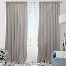 Штора Блекаут меланж Вуллі бежевий 200/270 см (348688)