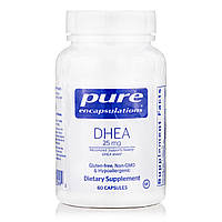 Стимулятор тестостерона Pure Encapsulations DHEA 25 mg, 60 капсул HS