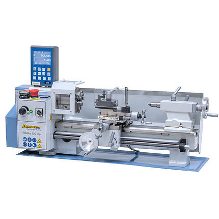 Hobby 350 Top / 230 V inkl. 2-Achs Digitalanzeige DT 40 НАСТІЛЬНИЙ ТОКАРНИЙ ВЕРСТАТ ПО МЕТАЛУ Bernardo, фото 1