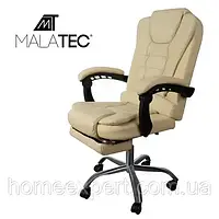 Крісло для переговорів MALATEC 23287 з підставкою для ніг (Крісло офісне для керівника) TLK