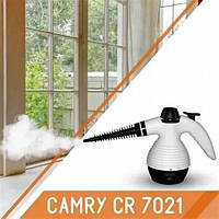Пароочиститель для уборки горячим паром без бытовой химии Camry CR 7021 (Бытовые пароочистители) TLK