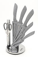 Набор ножей 7 предметов, мраморное покрытие A-PLUS 0996 Im_550