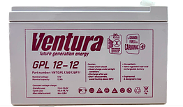 Акумуляторна батарея 12 А/год 12 В, АКБ олив'яно-кислотна Ventura GPL 12-12