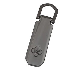 Пуллер - висулька металева для бігунків ТИП-5 40мм #28215 колір Темний-нікель