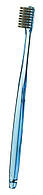 Зубна щітка Mizuha Wakka for Ortho для брекет-систем Блакитна з просоченням щетинок чорним кремнеземом