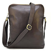 Кожаная мужская сумка через плечо коричневая GC-1048-3md TARWA Im_2078