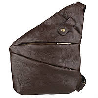 Мужская сумка-слинг через плечо FC-6402-3md коричневый флотар, бренд TARWA Im_1484