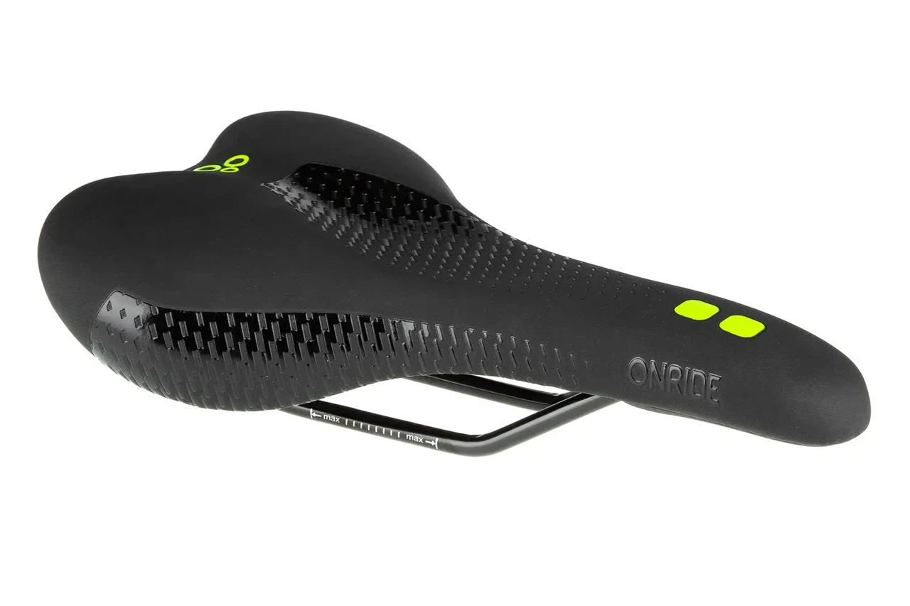 Сідло для велосипеда ONRIDE Jay Comfort Density сталеві рамки чорний 269х161мм, фото 1